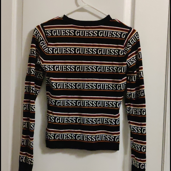 GUESS print knit sweater SIZE XS/S - Picture 2 of 3